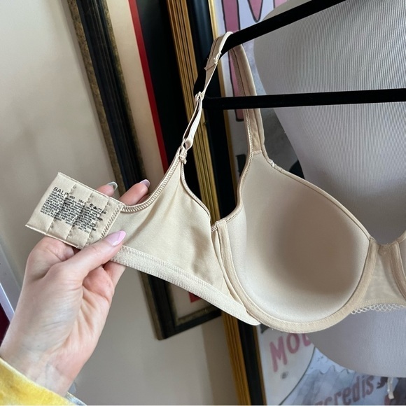Bali Women's Neutral Nude One Smooth U Bra Side Support Size 40D - Picture 4 of 10